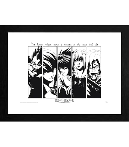 Amazon.com: GB eye Death Note Death Note 30 x 40cm Framed